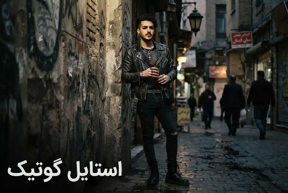 استایل گوتیک مردانه