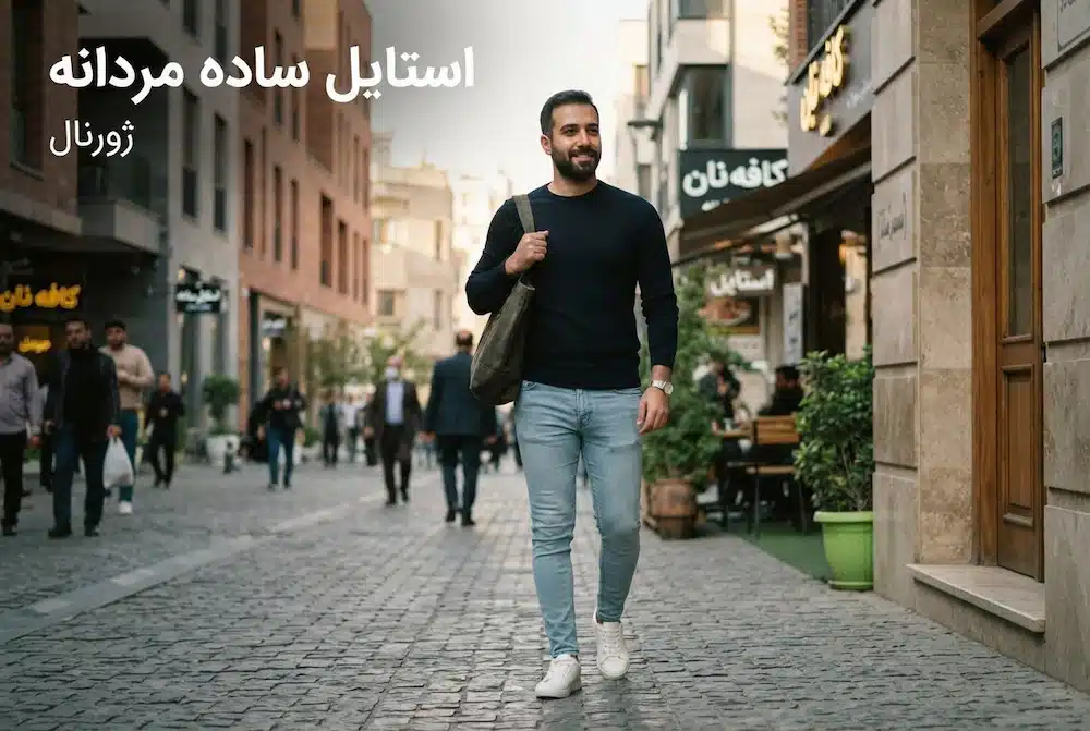 استایل ساده مردانه