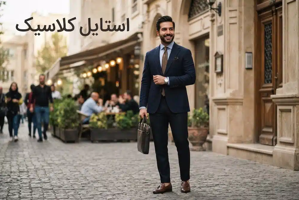 استایل کلاسیک مردانه